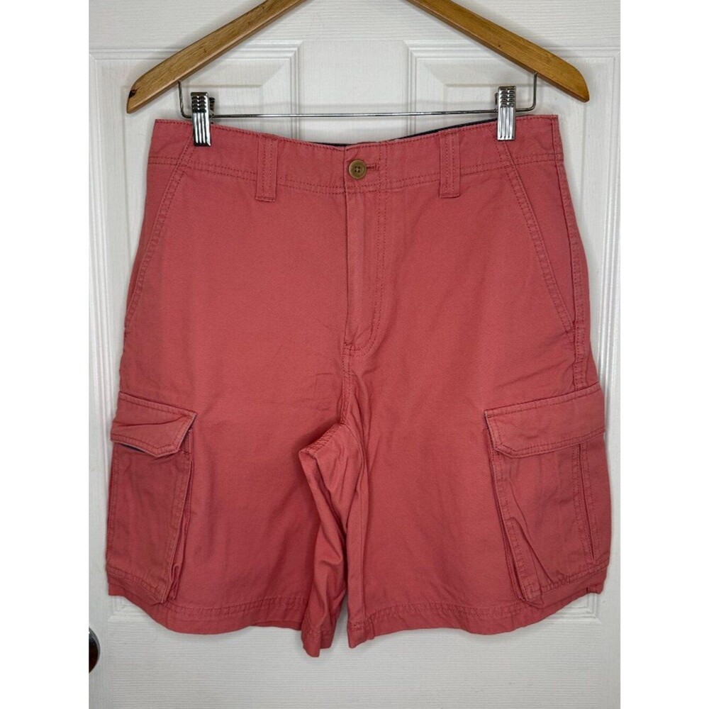 Vineyard Vines Salmon Red Heavy Cotton Cargo Shorts Size 30